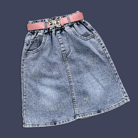 Юбка девочке (4-9) 250311-W2215
