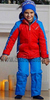 Детский тёплый прогулочный лыжный костюм Nordski National Red