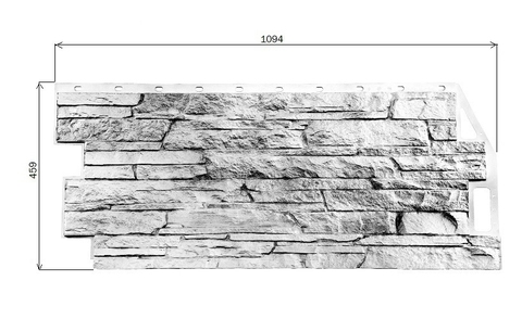 Фасадная панель Скала песочный