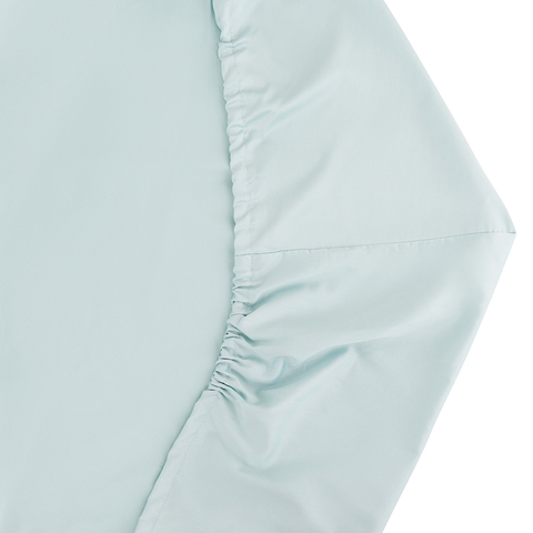 Простыня на резинке 180х200 Tkano Essential голубая TK20-FS0024