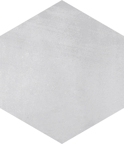 Geotiles Starkhex Argent 25.8x29
