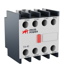 Блок вспомогательных контактов фронтального монтажа F4-31 для контактора серии JLC1-D, 3НО+1НЗ