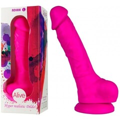 Фаллоимитатор Adam L розовый от Alive (19×4 см)