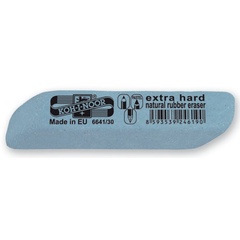 Ластик для графита, пастели и чернил EXTRA HARD 6641, 83х14х12мм, голубой