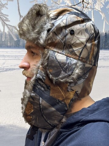 Картинка шапка-ушанка Skully Wear LFM-160 dark autumn - 2