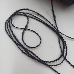 Арт Fiammato Lana Loro Piana Black