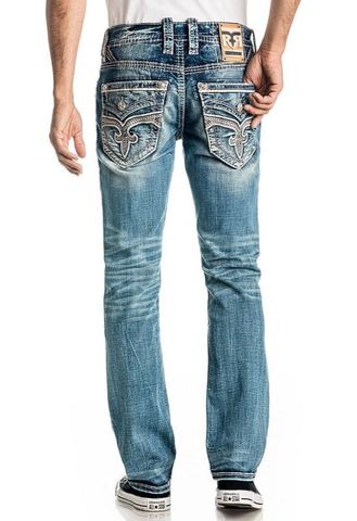 Rock Revival | Джинсы мужские DELROY J200 STRAIGHT RP2344J200 сзади