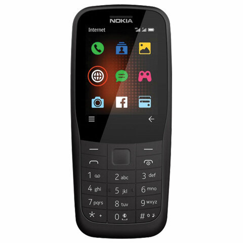 Телефон мобильный NOKIA 220 DS TA-1155, 2 SIM, 2,4