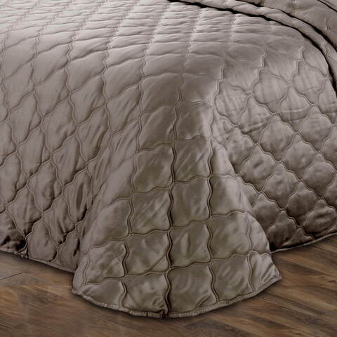 Покрывало 240x260 и 2 наволочки 50х70 Sofi De MarkO Одри коричневое