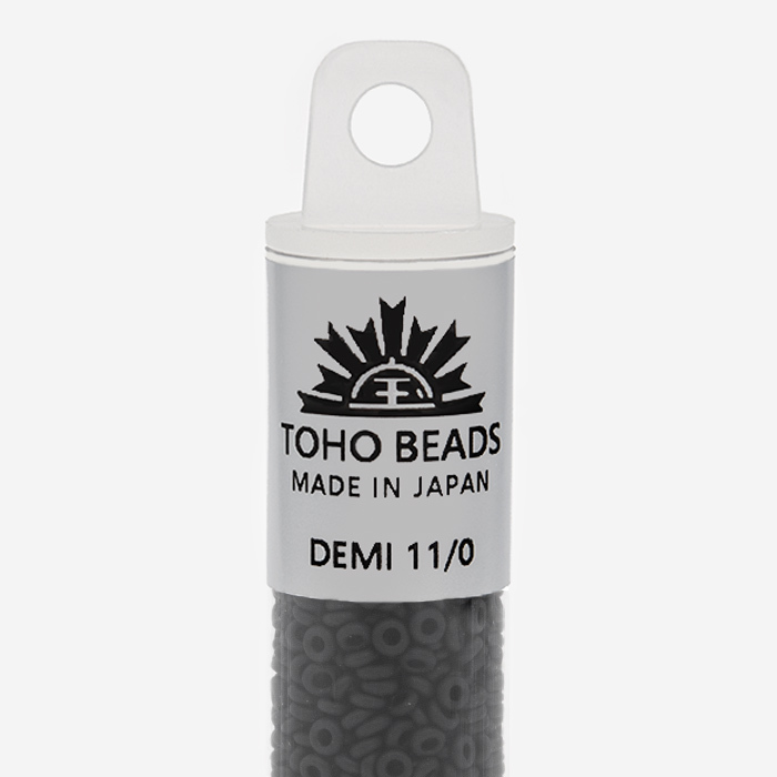 Японский бисер TOHO Demi 11/0 (№49F), непрозрачный матовый
