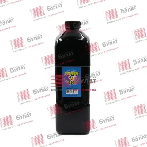 Тонер БУЛАТ для HP LJ 1200 (Чёрный, банка 1 кг)