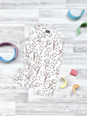 Песочник без рукавов Mjölk Sleep and Play Хлопок