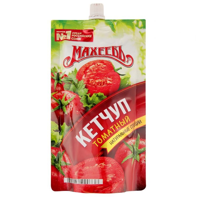 КЕТЧУП МАХЕЕВ 300 ГР ТОМАТНЫЙ Д/ПАК – купить за 95.60 ₽ | FreshMarket