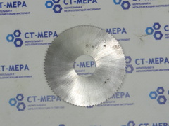 Фреза отрезная по металлу 80х1.6х22мм z=90 Р6М5 без фаски без ш/п