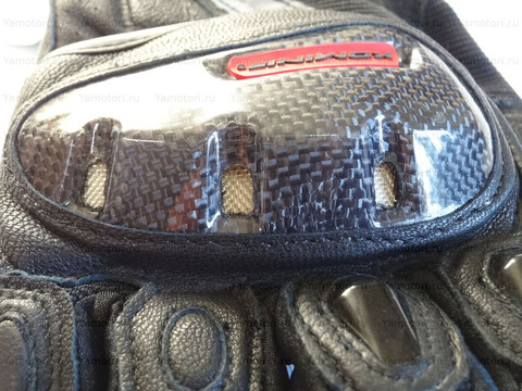 Мотоперчатки кожаные Komine GK-160 чёрный, размер M L XL