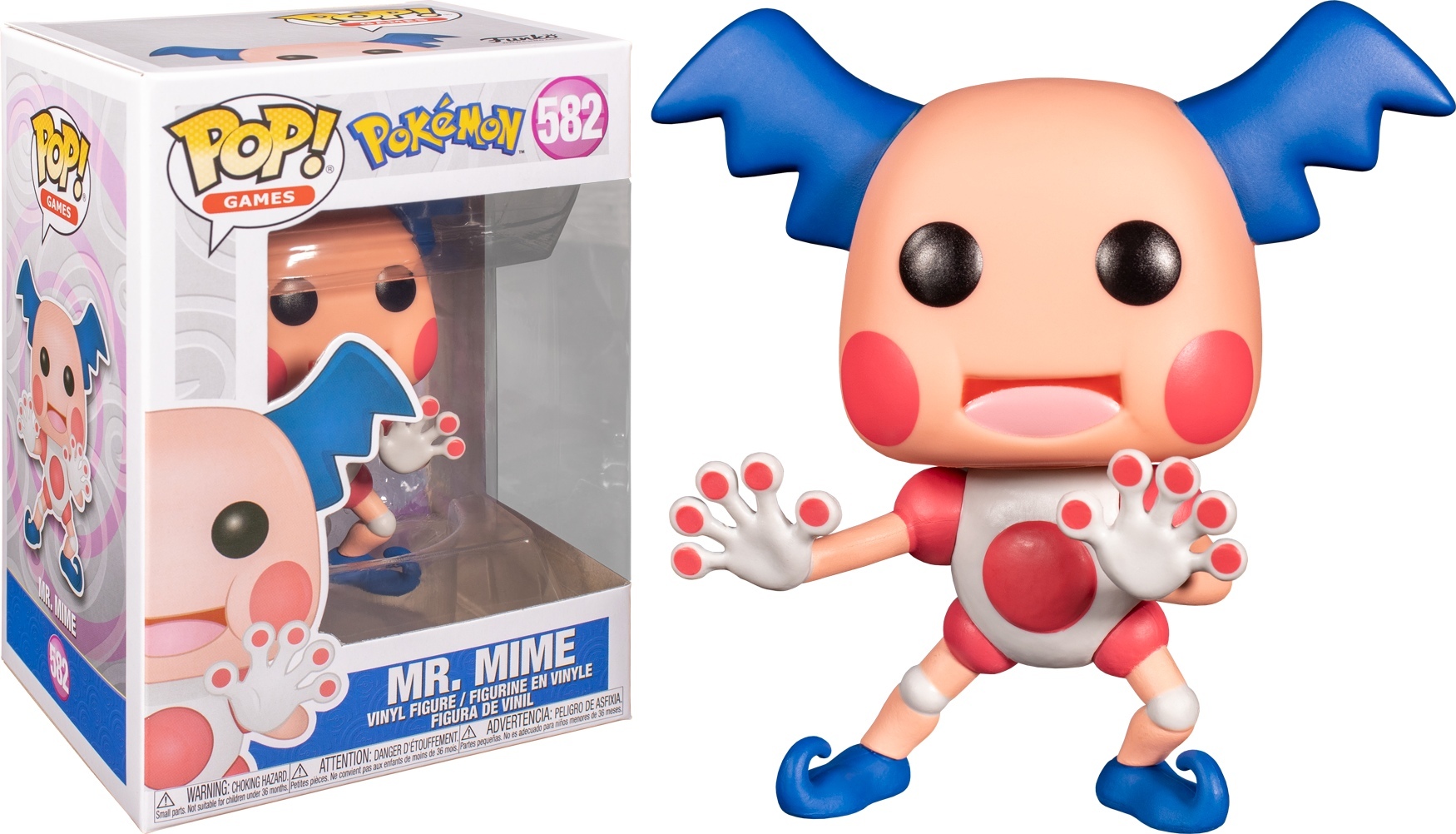 Фигурка Funko POP! Pokemon: Mr. Mime (582) – купить по выгодной цене |  Интернет-магазин комиксов 28oi.ru