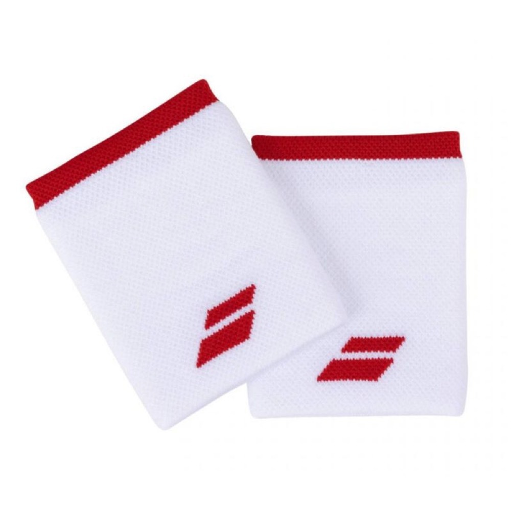 Babolat LOGO JUMBO WRISTBAND 10x8 White