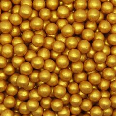 Сахарные шарики 10 мм Золото 50 г