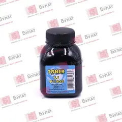 Тонер БУЛАТ для HP LJ P1505 (Чёрный, банка 80 г), сферический