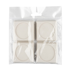 Антивибрационные подставки Рыжий кот для бытовой техники, квадратные, 4 шт, белые, 261111