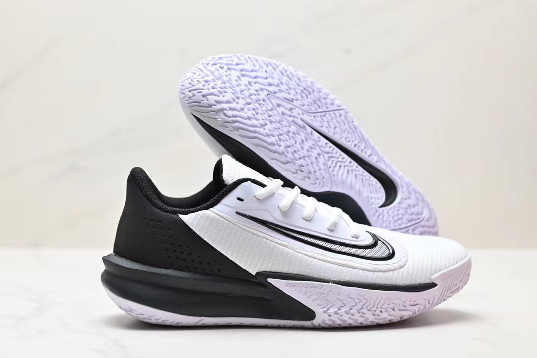 Nike air precision black and white hotsell