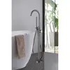 Abber Wasser Kreis AF8115NG Смеситель напольный для ванны, цвет: серый