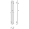 Сунержа 03-0444-1210 ДР ТЕРЦИЯ PRO 1200х100 (Золото)