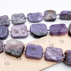 Чароит бусины, размер около 11,5-12*10-11 мм, цена за набор 6 бусин