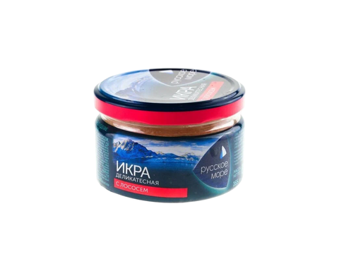 Икра аналог Русское Море деликатесная с лососем 165г, шт