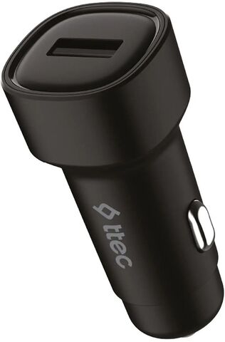 Автозарядка TTEC SmartCharger 2.4A Car Charger с кабелем Lightning, черный