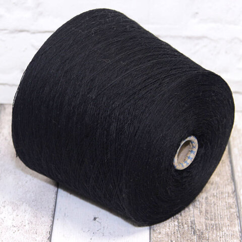 Шерсть ягненка 2/15 черный