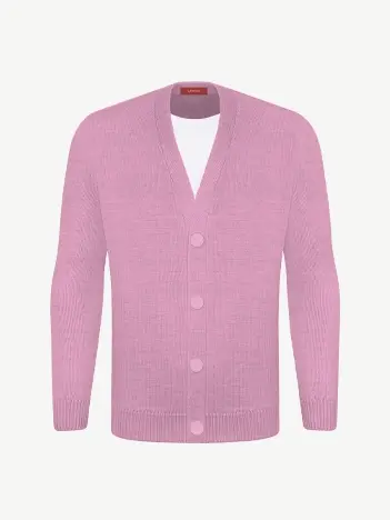 Кардиган с пуговицами из шелка