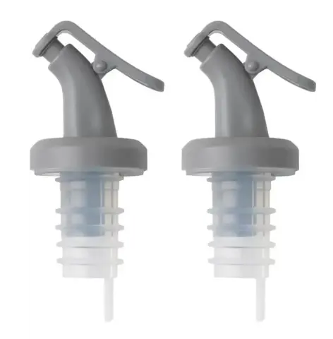 Пробка-дозатор для бутылки масла URK (в наборе 2 шт.), полипропилен/силикон