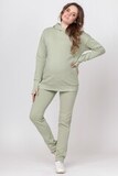 Утепленный спортивный костюм для беременных и кормящих 11885 шалфей