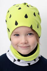 комплект  для мальчика  К 8151/фисташковый,св.серый меланж,капли