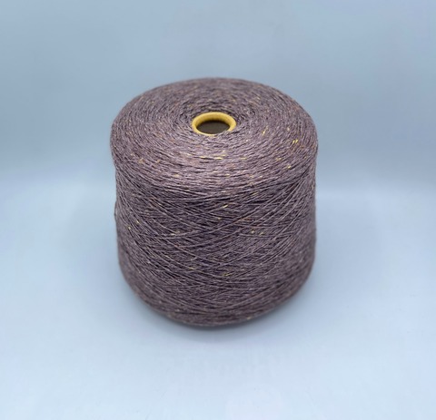 Filcom, Tibet tweed 2/11 550м. 50%Як, 50%Шелк, Розово-коричневый,твидовый, 37147