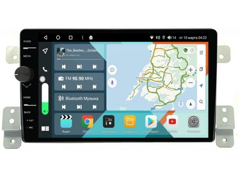 Магнитола Suzuki Grand Vitara (2005-2015) Android 12 4/64GB QLED DSP 4G модель SU-075TS10-S900