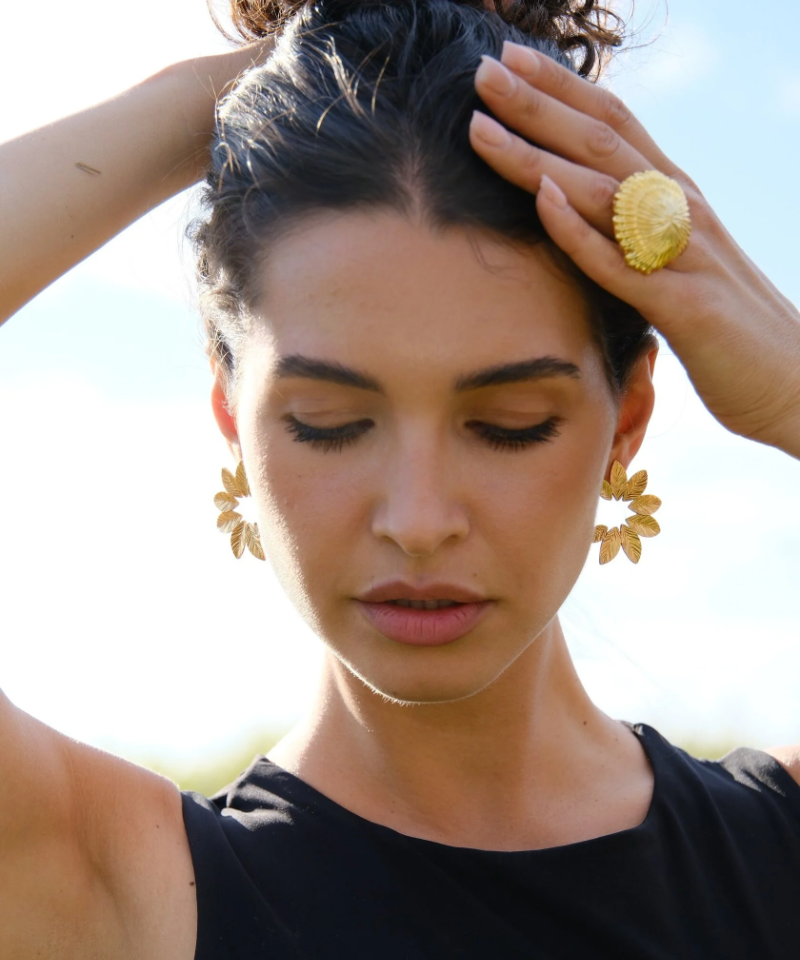 Серьги Половинка