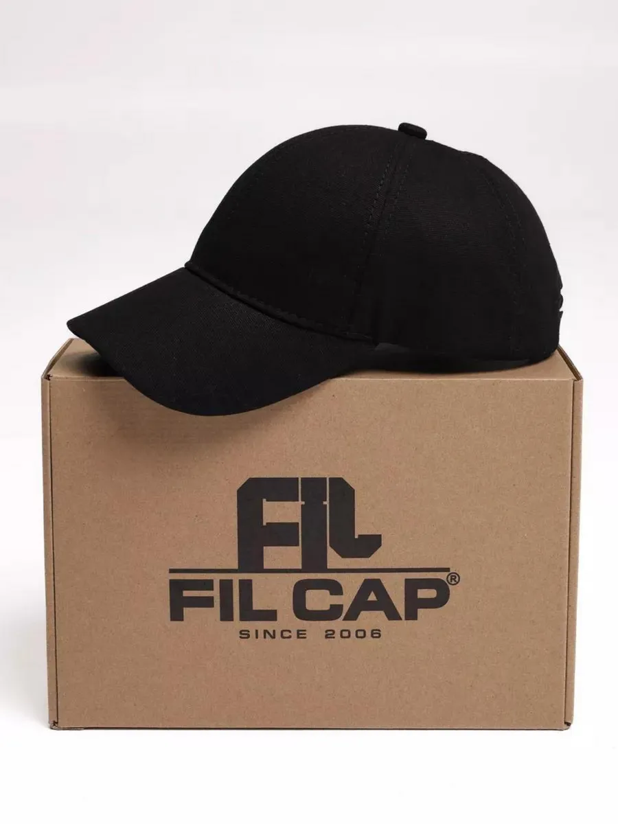 Бейсболка летняя черная