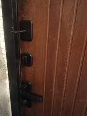 Входная металлическая дверь Бункер БН-12 Веллюто верде 29 Хомс Дуб кантри темный