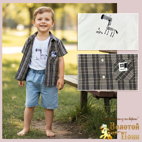 Костюм 3ка мальчику (2-6) 260427-G9006