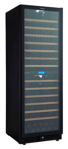 Винный шкаф Cellar Private СP165-2TBH черная дверь со скрытой рукояткой