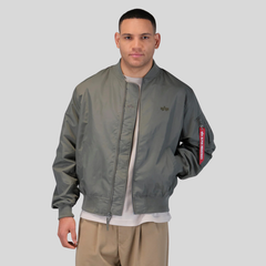 Бомбер Alpha Industries Logo L-2B Hunter Relaxed Field Grey (Полевой Серый)
