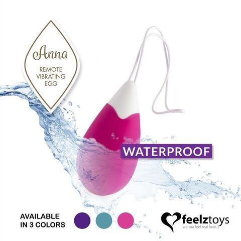 Розовое виброяйцо на радиоуправлении Anna Vibrating Egg Remote - FeelzToys FeelzToys FLZ-E27873