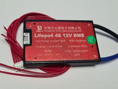 Плата контроля BMS LiFePO4 4S 12V 30A