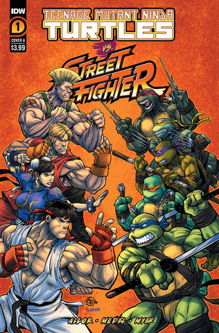 Teenage Mutant Ninja Turtles Vs Street Fighter #1 (Cover A)