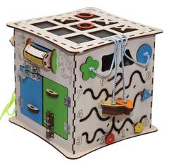 Развивающий База Куб с Электрикой, 25см*25см