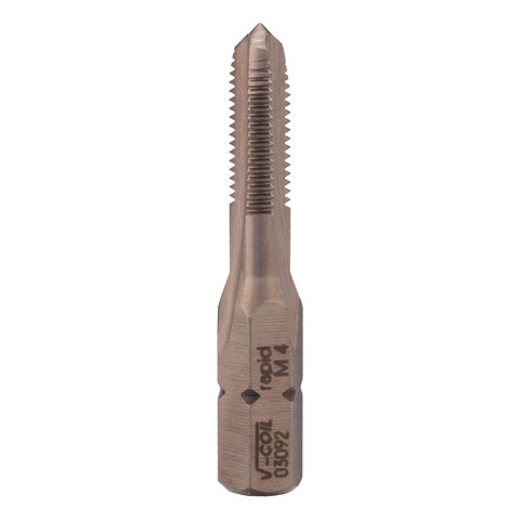 Метчик STI М 4,0х0,7 (Для шуруповерта) HSS-G D/4-5P 60° 4h 36мм a=1/4