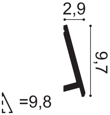 Плинтус SX179