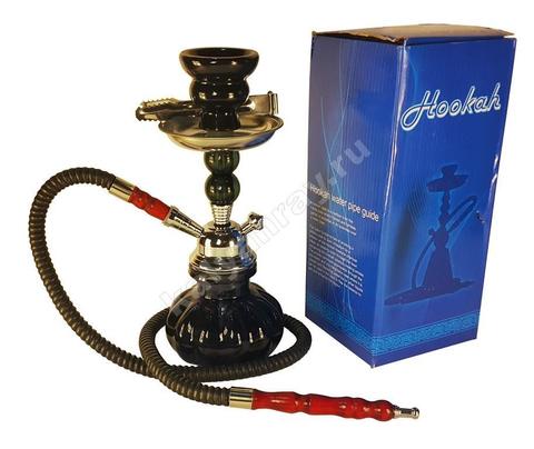 Мини кальян Hookah чёрный 25 см